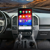 Lecteur multimédia de navigation GPS Android 13 avec écran tactile de 16,8 pouces pour Ford F150 2015-2021 avec écran QLED