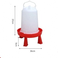 GREAT intelli Promotion Abreuvoir pour volailles et animaux avec pieds 4.5L 6L 8L 10L 14L Divers modèles abreuvoir à poulets