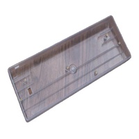 Mini étui de clavier en plastique Polycarbonate, boîtier de clavier en bois mécanique, pièces en aluminium, CNC, pièces