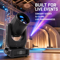 260W 9R LED Beam Moving Head Light mit Doppelprisma, DMX512, elektronischer Fokussierung für Disco, Bühne, Club und Party