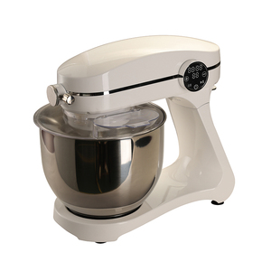 Robot pâtissier électrique 7L avec bol en acier inoxydable, crochet pétrisseur, batteur plat et fouet NS01005 - Product Image 5