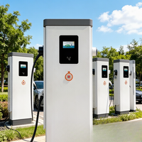 Estación de Carga para Vehículos Eléctricos Jinghu para Exteriores, 120kW, Conector CCS2, Montaje en Suelo, Plataforma OCPP Lista para Usar, Resistente a la Intemperie IP54, TA-DC-FD 120-P