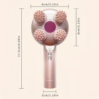 2025 Uprgraded thérapie par la lumière rouge Silicone cheveux cuir chevelu masseur Vibration tête masseur pour cadeau donnant