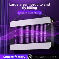 Nouvelle lampe anti-moustiques à piles avec contrôle intelligent de la lumière pour usage domestique, bureau, restaurant, sur table ou murale