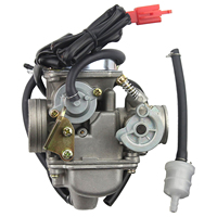 GOOFIT PD24J कार्बोरेटर 24mm ठंड शुरुआत के लिए प्रतिस्थापन GY6 150cc GY6 150cc 150cc 152QMI 157QMJ एटीवी जाओ Kart इंजन से साइकिल स्कूटर