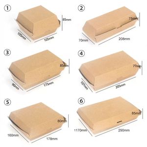 Scatola per Hamburger Personalizzata <span class=keywords><strong>da</strong></span> <span class=keywords><strong>Asporto</strong></span>, Biodegradabile, in Carta Riciclata, Colore Rosa, 6x6 Pollici, per Snack e Fast Food - Product Image 4