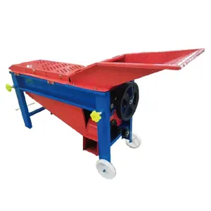 Mais Husk Sheller Machine 3kw Kleine Draagbare Huis Automatische Maïs Rijst Tarwe Maïs Sorghum Schil Verwijdering Mechanische Sheller