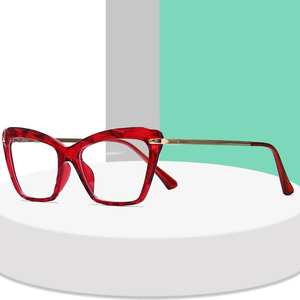 Gọng Kính Trong Suốt Bằng Kim Loại Sang Trọng Gọng Kính Quang Học Gọng Kính Mắt Mèo Cho Nữ Gọng Kính Pha Lê Trong Suốt Quang Học - Product Image 4