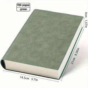 Luxurious Durable 760 Pages Custom A5 Hardcover Leather Notebook with Thread <b>Sewing</b> Binding and Digital Printing - Product Image 2