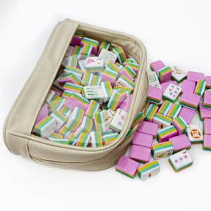 Juego de Mahjong Personalizado con Diseño de Perro de Jardín, Estilo Americano Clásico, Duradero para Hombres, con Equipo de Diseño Profesional y Servicio Completo en Inglés - Product Image 6