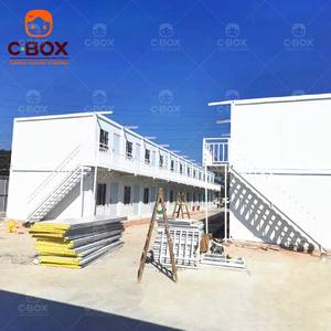 Cbox - Venta al por Mayor de Edificios Prefabricados Modulares de 20 pies, Espacio de Trabajo Temporal de 2 Pisos, Campamento Minero, Oficinas, Mini Casa, Casa Contenedor Desmontable - Product Image 3