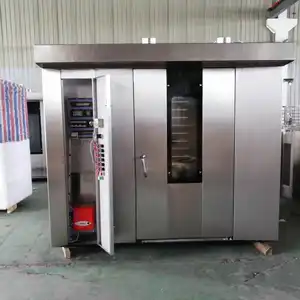 Panadería comercial eléctrica Chapati pan pollo asador horno rotativo convección de gas industrial auténtico horno para hornear pizza