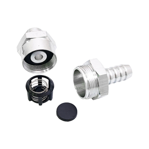 วาล์วกันกลับแบบลม C-Way Ball Pneumatic 2-Way Non-Return Check Valve ซีล PTFE ทนอุณหภูมิสูง สำหรับน้ำ ขนาด 1/2 นิ้ว BSPT เกลียวใน สแตนเลส - Product Image 3