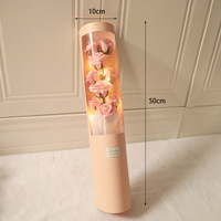 Savon en forme de rose artificielle, cadeau créatif pour la Saint-Valentin, bouquet en boîte cadeau, fleur pour petite amie et femme, bouquet de roses éternelles