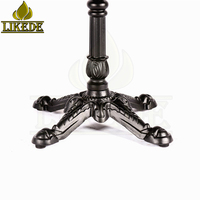 Métal noir réglable pieds de table en fonte table basse jambes pied de table amovible