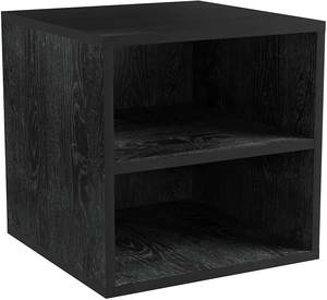 Mesa auxiliar de madera para sala de estar, mesita de noche con cubo Modular apilable - Product Image 2