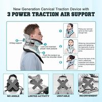 Get Wholesale Quote Medical Inflatable Neck Brace Cervical Support Air Traction Device with Pump for Physical Therapy