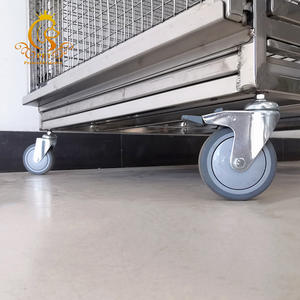 Cage à singes <span class=keywords><strong>double</strong></span> couche en acier inoxydable EUR PET Laboratory pour expériences animales - Product Image 5