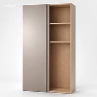 Meubles de chambre d'hôtel modernes : Armoire de rangement en bois sur mesure avec coiffeuse et éclairage