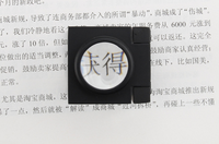 Portable Multi-functional Small Magnifier 15x & Desktop Metal Fabric Inspection Glass Magnifying Lens