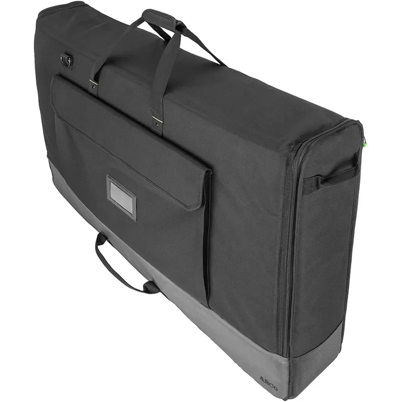 Caja de transporte LCD con logotipo personalizado, bolso de transporte para pantallas LCD, bolso de hombro de viaje, pantallas de 27-45"