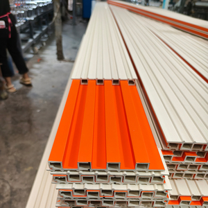 Panneaux muraux solides en WPC pour intérieur, panneaux muraux en plastique, design populaire 2022 à Foshan, Chine - Product Image 3