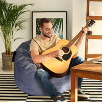 3ft Fuf gigante de cubierta suave ronda perezoso sofá cama muebles de sala