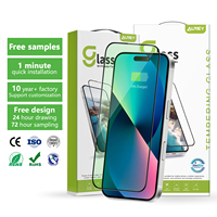 Aurey 2.5d 100% protection UV Anti-lumière bleue pour Nano verre céramique téléphone portable verre trempé pour IPhone 16