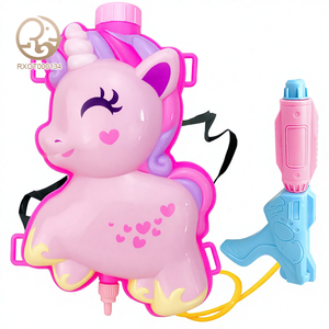 Venta al por mayor lindo Unisex mochila de plástico Super Shooter <span class=keywords><strong>bomba</strong></span> pistola de agua de juguete de verano playa piscina juego de juguete para niños - Product Image 2