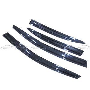 Visor de ventana Sun Rain Guard Escudo de fibra de carbono Visor de puerta de inyección para Honda Civic Type R <span class=keywords><strong>2009</strong></span> + - Product Image 4