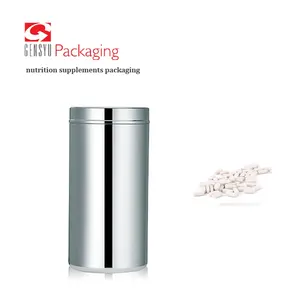 Protein Powder Container Hdpe Plastic Type Nutrition Powder Bottle Plastic Jar Chrome Cap Protein Packaging Shatter-proof Container Storage Container