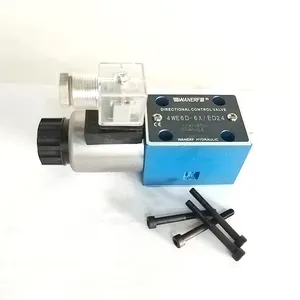 Válvula hidráulica de controle direcional de bobina única 12v 24v 220v modelo 4WE6D-6X/ED24 de venda imperdível