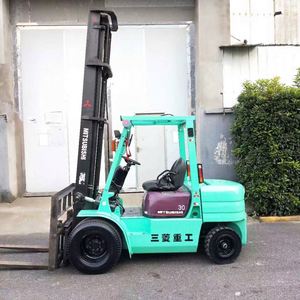 รถยกดีเซล Mitsubishi 3T 6M ของญี่ปุ่น มือสองแท้ สำหรับงานก่อสร้างและขนส่ง รถยกแบบเครื่องยนต์สันดาปภายใน - Product Image 3