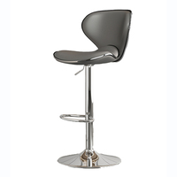 Meubles commerciaux en gros Chaise de bar de style français Tabouret de base en acier pivotant
