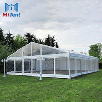 Tente de réception extérieure en aluminium à portée libre, grande tente de mariage pour 200 à 800 personnes, tente de réception extérieure