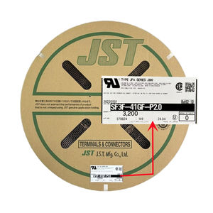 JST端子SF3F-41GF-P2.0 JFAワイヤからボードクリンプ3.81mm 20-16 AWGコネクタ接点 - Product Image 1