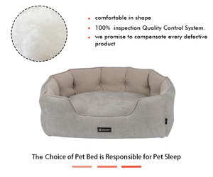 Peppy buddies LS neues Design neue Form Hund Haustier Bett Großhandel mit reversiblen Kissen Kissen Anti-Rutsch-Boden für die ganze Saison - Product Image 3