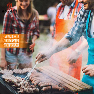 Barbecue portable au charbon de bois HONGYI YPD 01, multifonctionnel, pour le camping en plein air, pour 3 à 5 personnes, en métal, coupe-vent, détachable - Product Image 1
