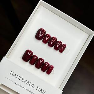 Venta al por mayor Color sólido ojo de gato Simple 10 piezas <span class=keywords><strong>Uñas</strong></span> acrílicas hechas a mano al por mayor <span class=keywords><strong>uñas</strong></span> <span class=keywords><strong>postizas</strong></span> prensa en <span class=keywords><strong>las</strong></span> <span class=keywords><strong>uñas</strong></span> - Product Image 6