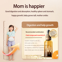 Ceinture de ventre multifonctionnelle pour bébé avec 42 ℃ de chaleur extraits d'herbes sangle réglable masseur abdominal cadeau pour les mamans