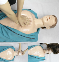Maniquí de reanimación cardiopulmonar avanzada, entrenamiento de enfermera, maniquí de Enfermería de RCP de cuerpo completo, modelo maniquí de RCP