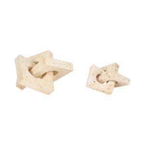 Statuetta in resina geometrica dal design moderno e sagomato per l'arredamento di casa e ufficio - Product Image 3