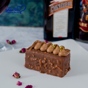 Sô cô la đen Brownie trộn sô cô la <span class=keywords><strong>Fudge</strong></span> Brownie Giao hàng nhanh Brownie bánh ngọt tươi đông lạnh sô cô la giòn - Product Image 6