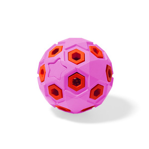 Natural Rubber <b>Dog</b> Toy <b>Ball</b> Light Up Medium Size Teeth Cleaning Interactive Play Pet Toy - Product Image 1