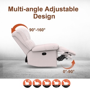 โซฟาพับได้สำหรับห้องรอเบาะผ้ากรอบโลหะสำหรับนวดเก้าอี้เอนหรูหราทันสมัย - Product Image 4