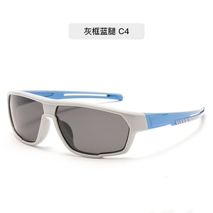 Sports Sunglasses C6 Polarized UV400 Full Rim Shield Women Children Outdoor Sports <b>Pink</b> <b>Frame</b> Purple Legs - Product Image 3