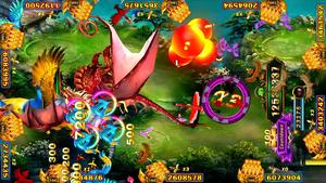 Nouveau 2 4 6 8 10 joueurs pêche jeux d'arcade complet Kit de plateau Peacock Kingdom China Fish Game - Product Image 6