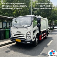 Camion compacteur de déchets à chargement arrière avec plateforme de gestion intelligente de l'assainissement pour les zones résidentielles urbaines et les communautés