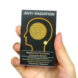 <span class=keywords><strong>EMF</strong></span> bảo vệ điện thoại di động Sticker lượng tử năng lượng lá chắn chống bức xạ Sticker - Product Image 4