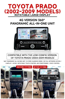 Reproductor de DVD para Auto con Pantalla Táctil Android de 12.3 Pulgadas, GPS, DSP, Carplay Inalámbrico, Radio para Auto, para Toyota Prado 2002-2009, Venta al Por Mayor